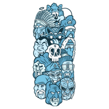 TALKING HEADS (Blue) Design