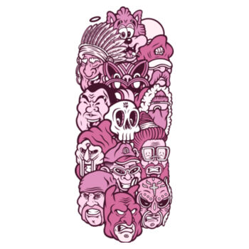 TALKING HEADS (Pink) Design